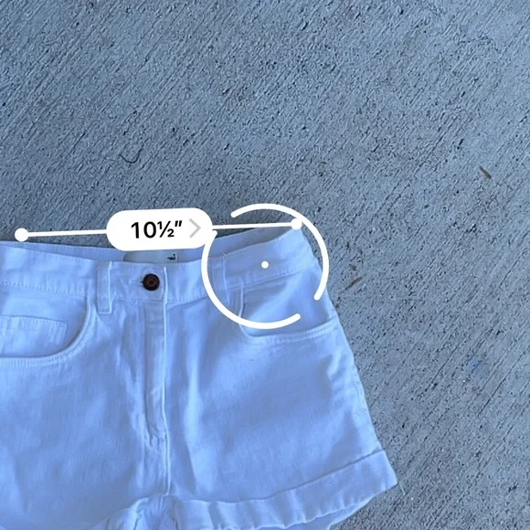 Wilfred• white jean shorts - Picture 8 of 9